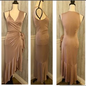 NWOT Anja Flint Silk Wrap Dress